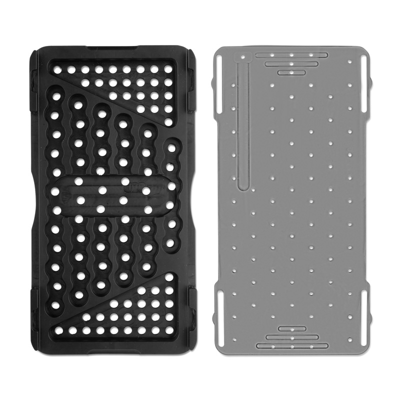 [DK]Bakke til blå S type knogleplader, front